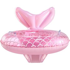 KISSHAKE Baby Pool Float, Mermaid Baby Swimming Float, Toddler Swim Trainer, Inf