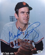GAYLORD PERRY Autographed 8x10 Photo PSA/DNA GIANTS HOF