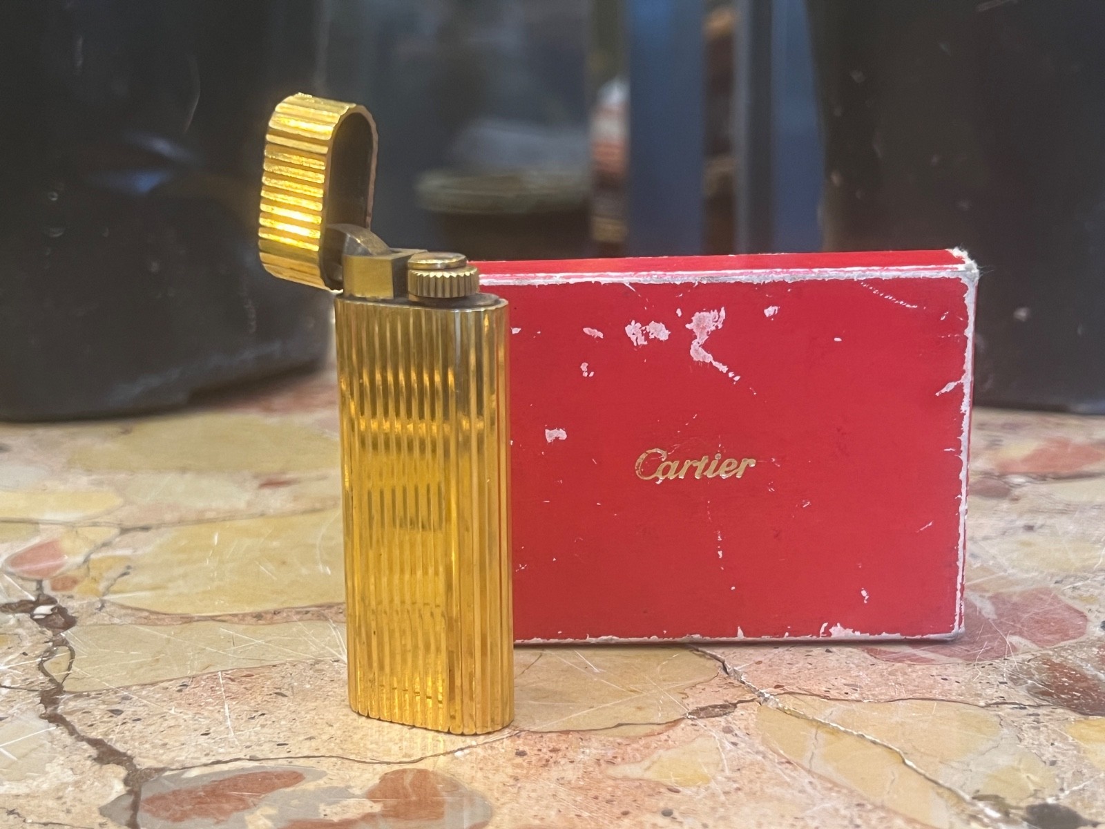 Golden Cartier Lighter