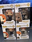Harry Potter Funko Pop Lot Of 4. Fred And George Weasley, Ron Weasley, Hermione