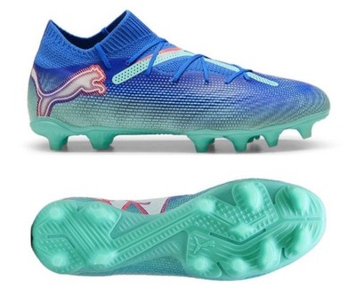 Puma Future 7 PRO FG AG Soccer Cleats Shoes Blue 107924-01 Mens