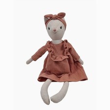 Stoffpuppe "Katze Karla", Mea-Living, Mea Puppe, Katze Lini-10-002