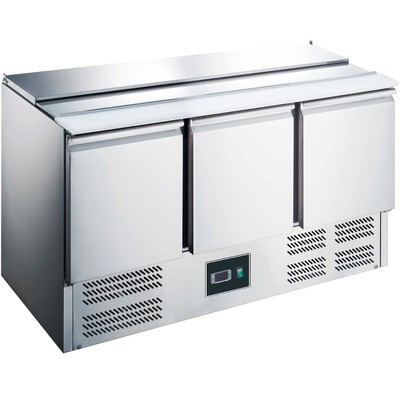 ZORRO Saladette ZS 903 | 3 Türen | 1365x700mm | für 4x 1/1 GN