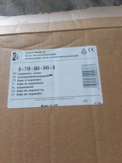 WORCESTER EXPANSION VESSEL. 8 718 684 945 0 BRAND NEW