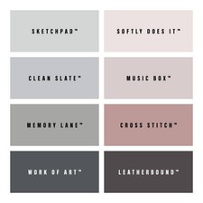 Crafted by Crown Real Paint Swatches Flat Matt Emulsion - 8 paint swatches