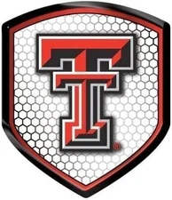Texas Tech University Red Raiders High Intensity Reflector, Shield Shape,...