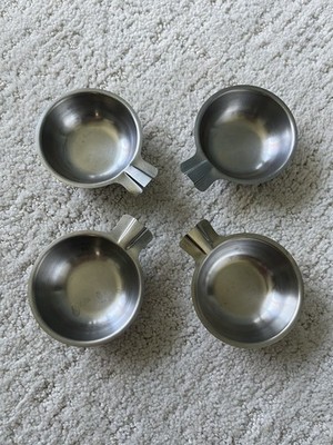 Betty Crocker Egg Poacher Replacement Cups Set of 4 Metal Inserts Compatible