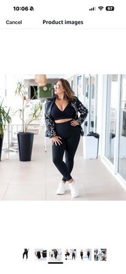 Women 3XL Leafigure Plus Leggings w/ Pockets High Waisted Buttery Soft Leggings