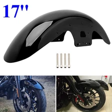17" Vivid Black Front Fender For Harley Street Road Glide FLHX 2014-2024 2023