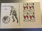 GB STAMPS FIRST DAY COVER 1966 WORLD CUP ENGLAND WINNERS UNUSED BLOCK No1
