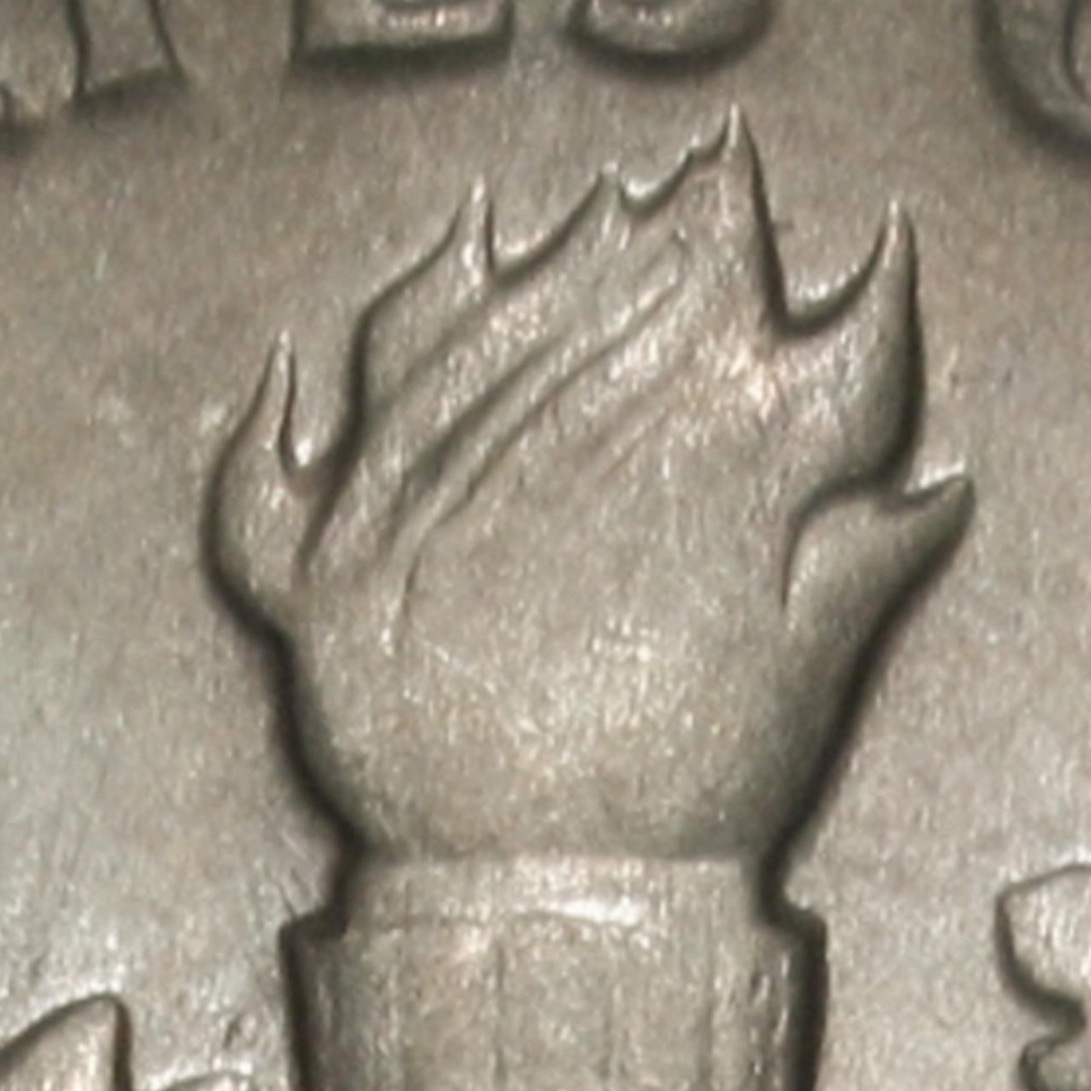 1969 Roosevelt Dime FS-901 REV of 68 BU Uncirculated Reverse of