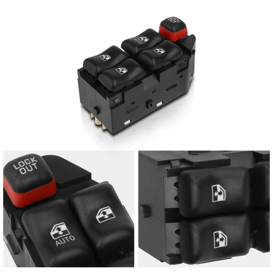 For 2000-05 Chevrolet Cavalier New Master Electric Power Window Switch 22610145 - Imagem 2 de 4