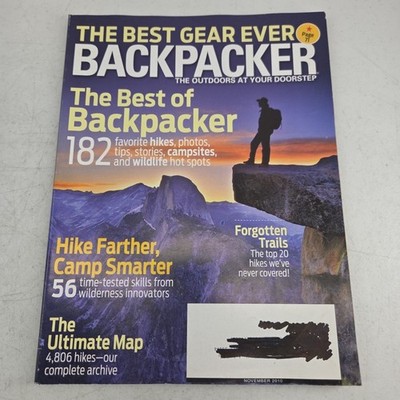 Backpacker Magazine November 2010 Forgotten Trails Skills Gear Photos Map