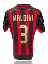 PAOLO MALDINI SIGNED AC MILAN 2007 HOME SHIRT (ACG CERT AG17581)