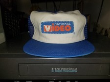 1980s National Video Movie Rental Store Snap back Hat Cap