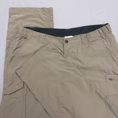 Columbia Silver Ridge Convertible Pants Men's 38x32 Omni Shade Utility Hiking