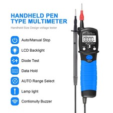 Digital Multimeter Pen Type DC AC Voltage Ohm 6000 Counts Continuity Tester 600V