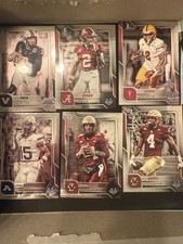 2025 Bowman Chrome University Football -1ST CHROME Set Builder - You Pick!