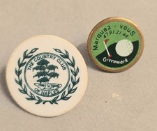 Various Golf Ball Markers, Naples (Italy) & Marquez Vous (Spain)