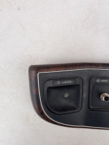 1987-1991 Ford F150 F250 Bronco Dash Woodgrain Left of Column Switches Trim OEM - Picture 6 of 11