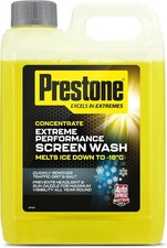 Prestone Screenwash Concentrate 2.5L Extreme Performance Car Screen Wash UK 2.52 per litre