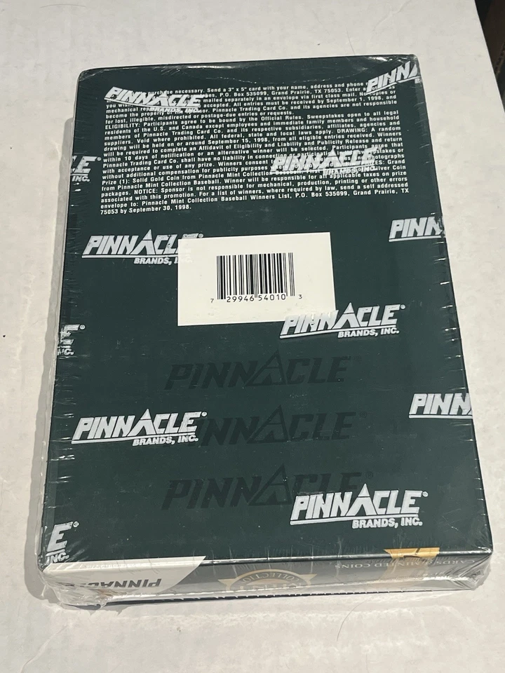 1998 Pinnacle Mint Collection Baseball Factory Sealed Jumbo Box 24 Packs - Image 2 of 3