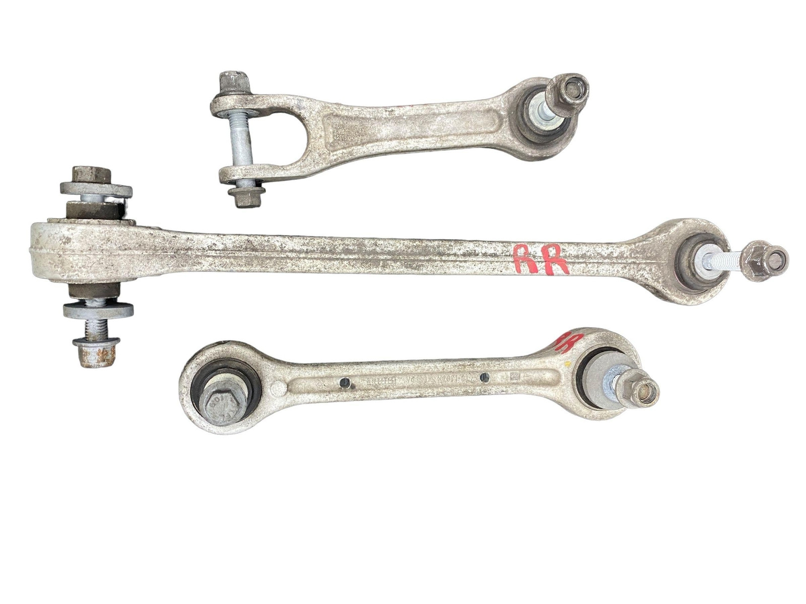 2019 ASTON MARTIN VANTAGE OEM RWD REAR RIGHT LOWER & UPPER CONTROL ARM SET (3)