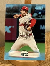 2025 Topps Stadium Club - Aaron Nola #145 - Light Blue Foil - Phillies