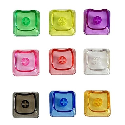 10PCS Crossed Mount Keyboard Keycaps High Durability PC and Translucent