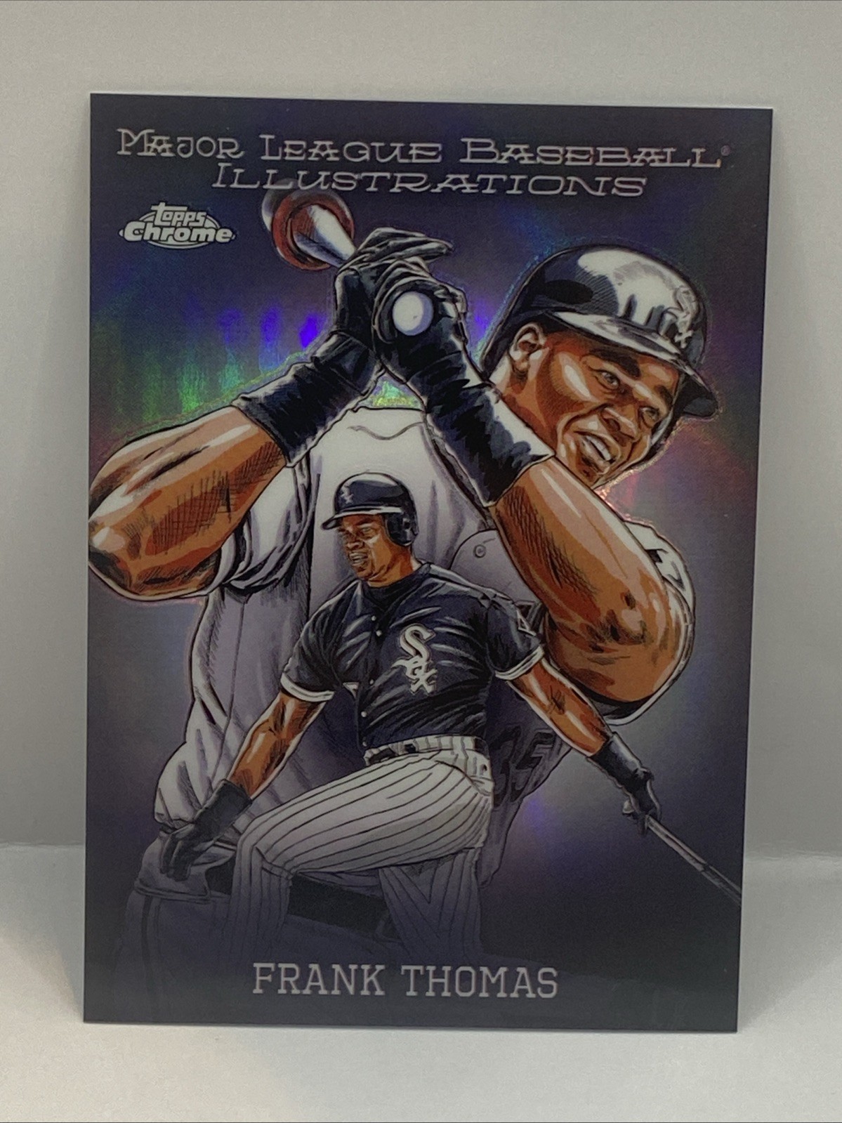 2024 Topps Chrome Update FRANK THOMAS MLB Illustrations SSP #MLBI-10 WHITE SOX
