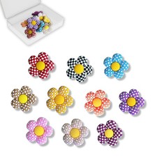 Flower Push Pins Thumb Tacks 10 Pack Cute Decorative Bulletin Board Pins 75