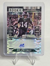2024 Contenders Optic Malachi Corley Rookie Ticket Auto Black Pulsar 8 /8 🔥Jets
