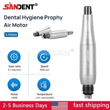 Dental 4:1 Hygiene Prophy Handpiece 4Hole Air Motor Nose Cone 360 Swivel SANDENT