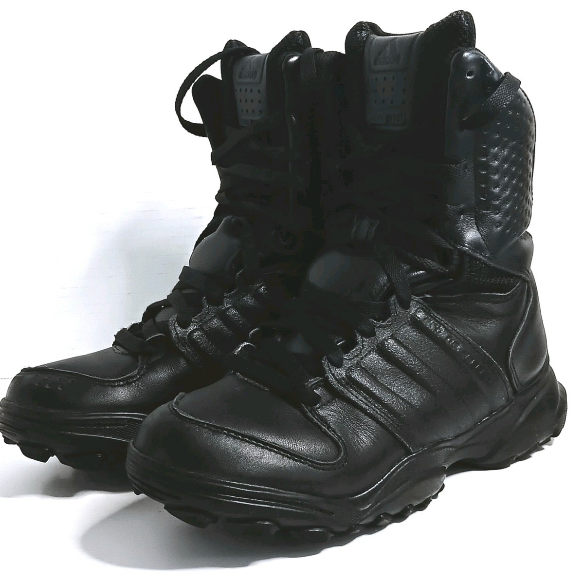 Adidas GSG-9.2 Tactical Boots Black Leather Traxion SWAT/Police