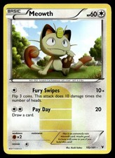 EX-NM Noble Victories Meowth Secret Rare 102/101 2011 Pokemon TCG on eBay
