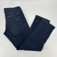 Kuhl Rydr Jeans Men 34x32 Blue Denim Stretch Indigo Dye Tapered Pants Fits 34x31