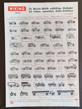 Wiking Katalog Set: Bildpreisliste 1974 + Schiffsmodelle 1974/5 + Spur N 197?