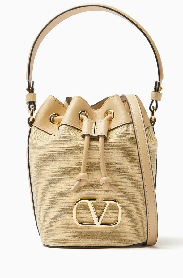 Valentino Garavani Mini VLOGO Signature Bucket Bag $1890