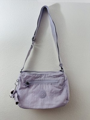 Kipling HB6490 Callie Crossbody Shoulder Bag Purse Polyamide Lilac Tonal New