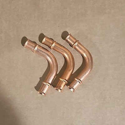 10 Pack RLS 1/2'' Copper 90° Elbow Press Fitting HVAC Refrigeration Rapid Locking