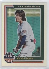 2022 Panini USA Baseball Stars & Stripes Holo Gold 60/99 Michael Torres #86 0g03