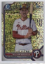 2022 Bowman Chrome Prospects Speckle Refractor 172/299 William Bergolla 0v6i