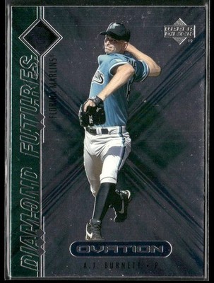 2000 Upper Deck Ovation Diamond Futures A.J. Burnett #DM7