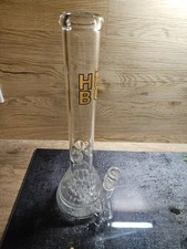 Heisenberg Glasbong Big Bud 42cm Beaker mit Eiskerben 18.8 Percolator