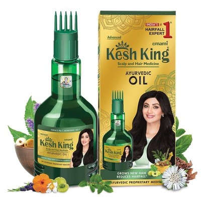 Kesh King Ayurvedic Anti Hairfall Hair Oil 100ml | Haarwachstum |...