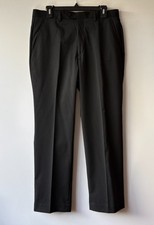 NWOT 135 Alfani Mens Black Slim Fit Wrinkle Resistant Stretch Dress Pant 33x30