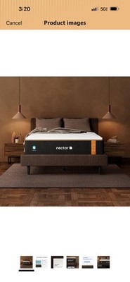 Nectar Premier Copper 14'' Twin XL Memory Foam Mattress Bedroom