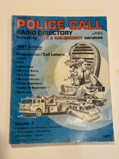 Vintage 1981 RadioShack Police Call Radio Directory Vol 7 - AL AR LA MS OK TN TX