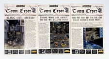 Mordheim Book Lot: Town Cryer 20, 21, and 22 VG/G Condition Games Workshop