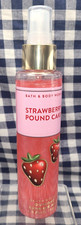 ALL NEW Strawberry Pound Cake Diamond SHIMMER Mist 4.9 oz Bath  Body Works